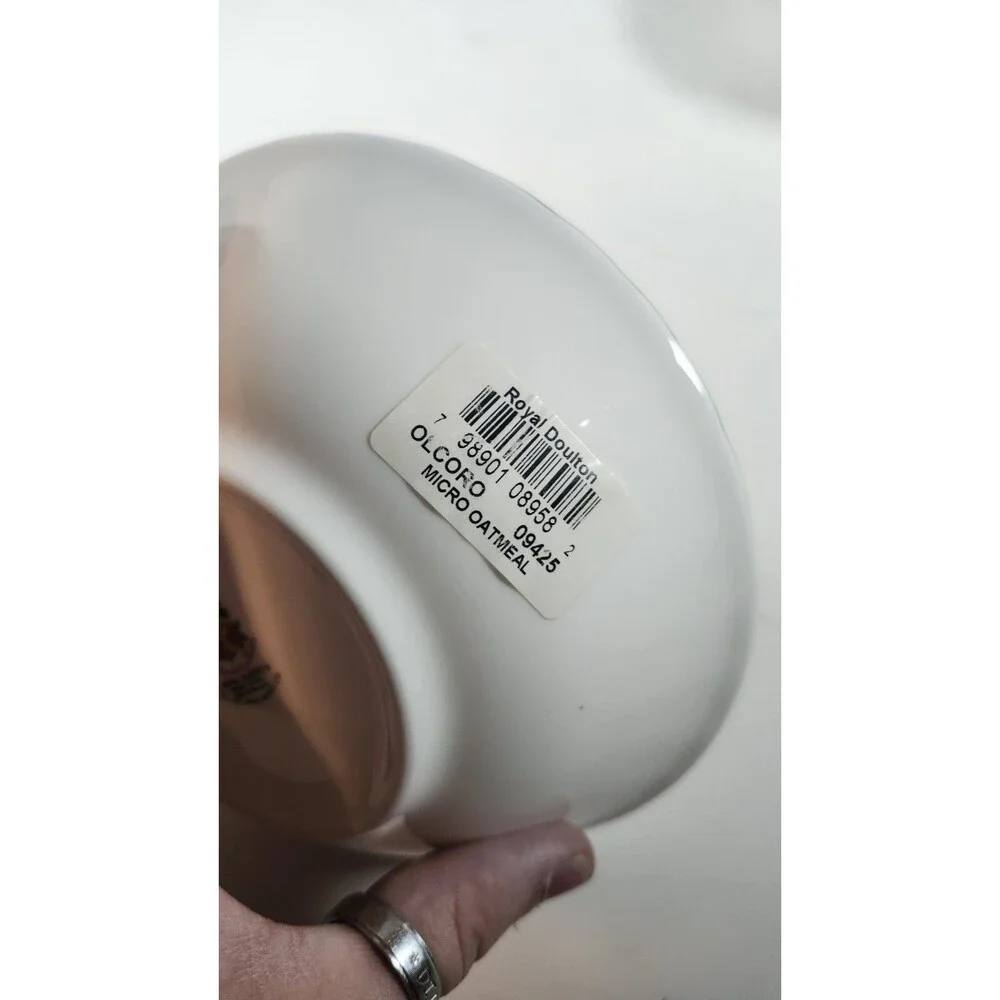 Royal Albert OCR Set Of 2 Micro Oatmeal Bowls Cereal Soup 6 1/4